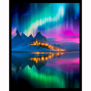 Aurora Reflections (Vertical)