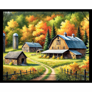 Autumn Barn Serenity