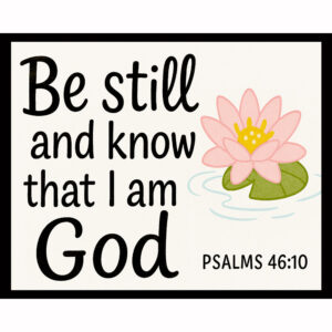 Be Still