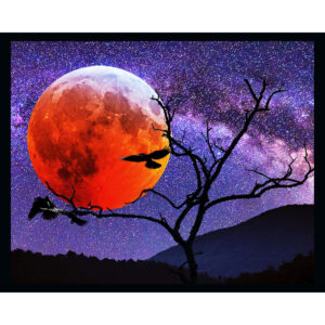 Blood Moon Silhouette