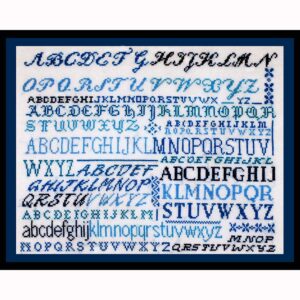 Blue Sampler