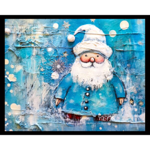 Blue Santa