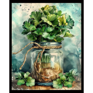 Cilantro Jar