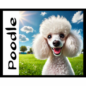 Dog Series: Poodle (White)