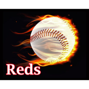 Flaming Baseball Reds