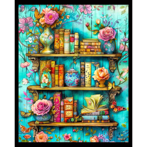 Floral Bookshelf