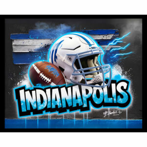 Football Graffiti - Indianapolis