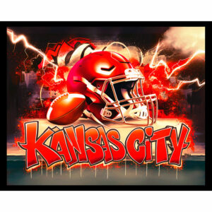 Football Graffiti - Kansas City