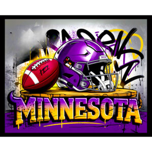 Football Graffiti - Minnesota