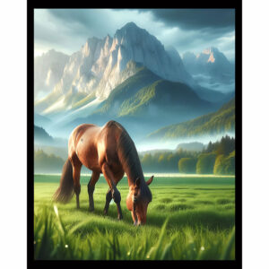 Grazing Horse