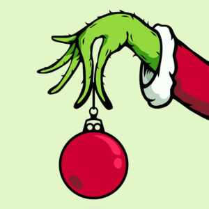 Grinch Ornament Sunscreen