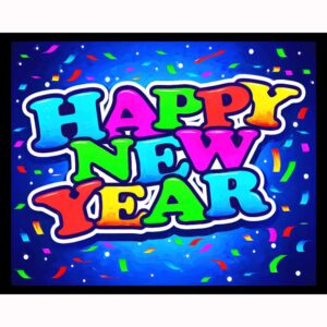 Happy New Year - Horizontal