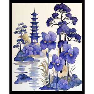 Iris Garden Calm