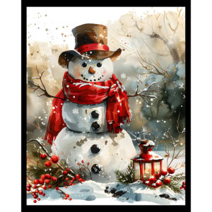 Lantern Snowman