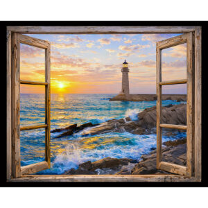 Lighthouse at Dawn