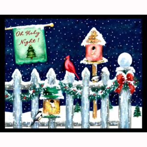 Midnight Snow Scene