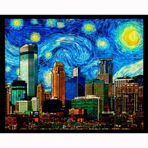 Minneapolis Starry Night
