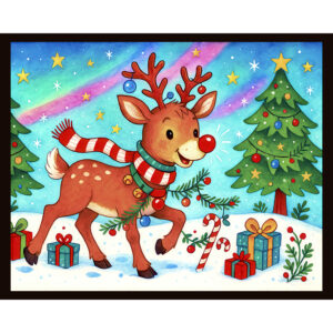 Playful Rudolph