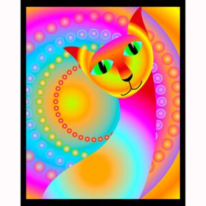 Psychedelic Cat