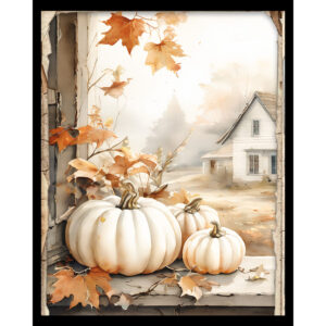 Pumpkin Window View
