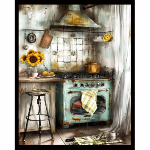 Retro Kitchen Stove