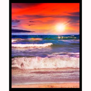 Sea Waves Sunset