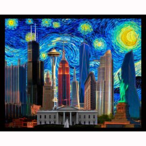 USA Starry Night