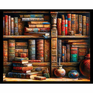 Vintage Book Shelf