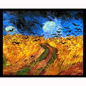Wheatfield with Crows