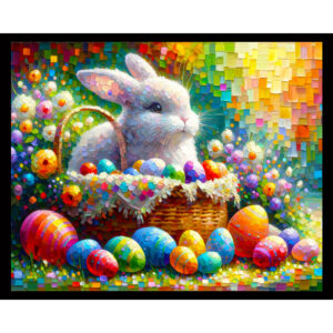 White Easter Bunny