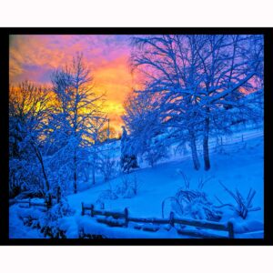 Winter Setting Sun